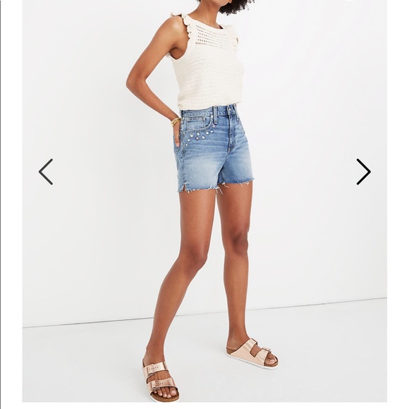 NEW • Madewell • Perfect Vintage Floral Jean Short - Picture 2 of 8